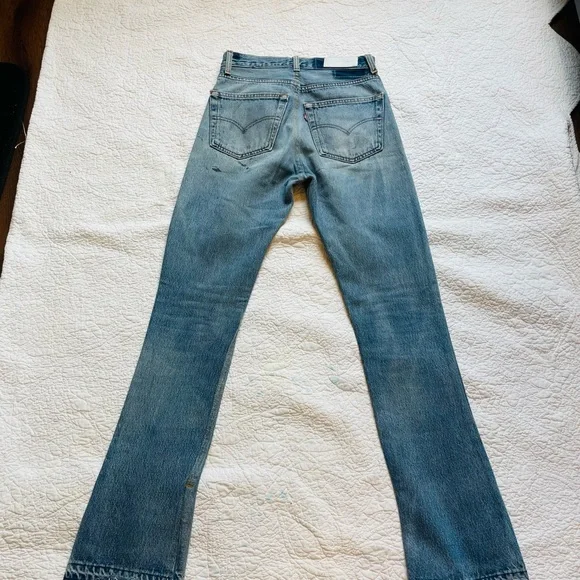 Re/done Elsa Sz 25 inseam 35" Vintage Levi jeans New never worn